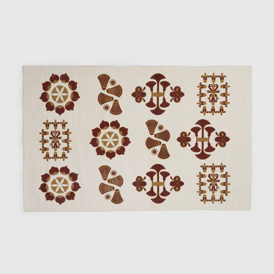 Bordeaux Lotus Rug