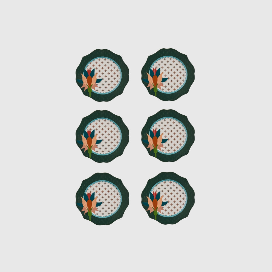 Falaha set of 6 Dessert Plates