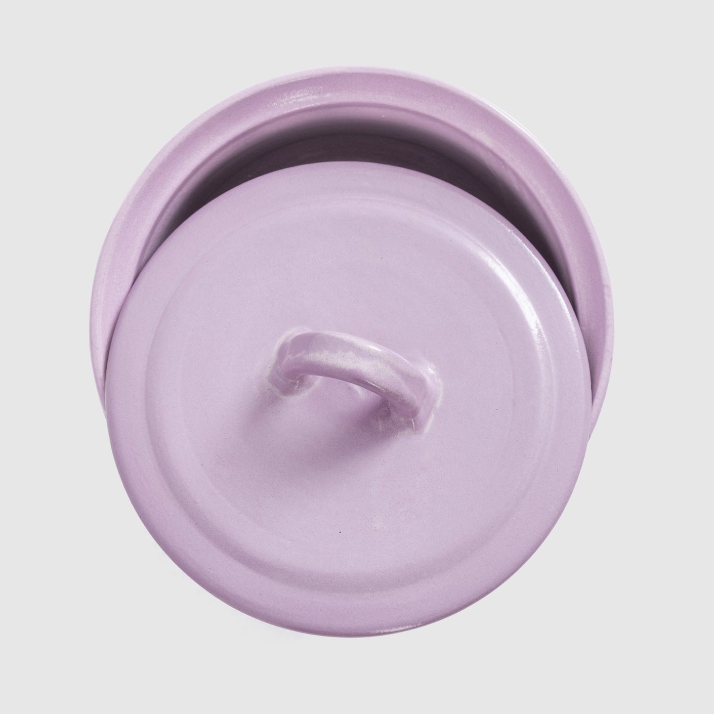 Purple Pottery Pot with cover