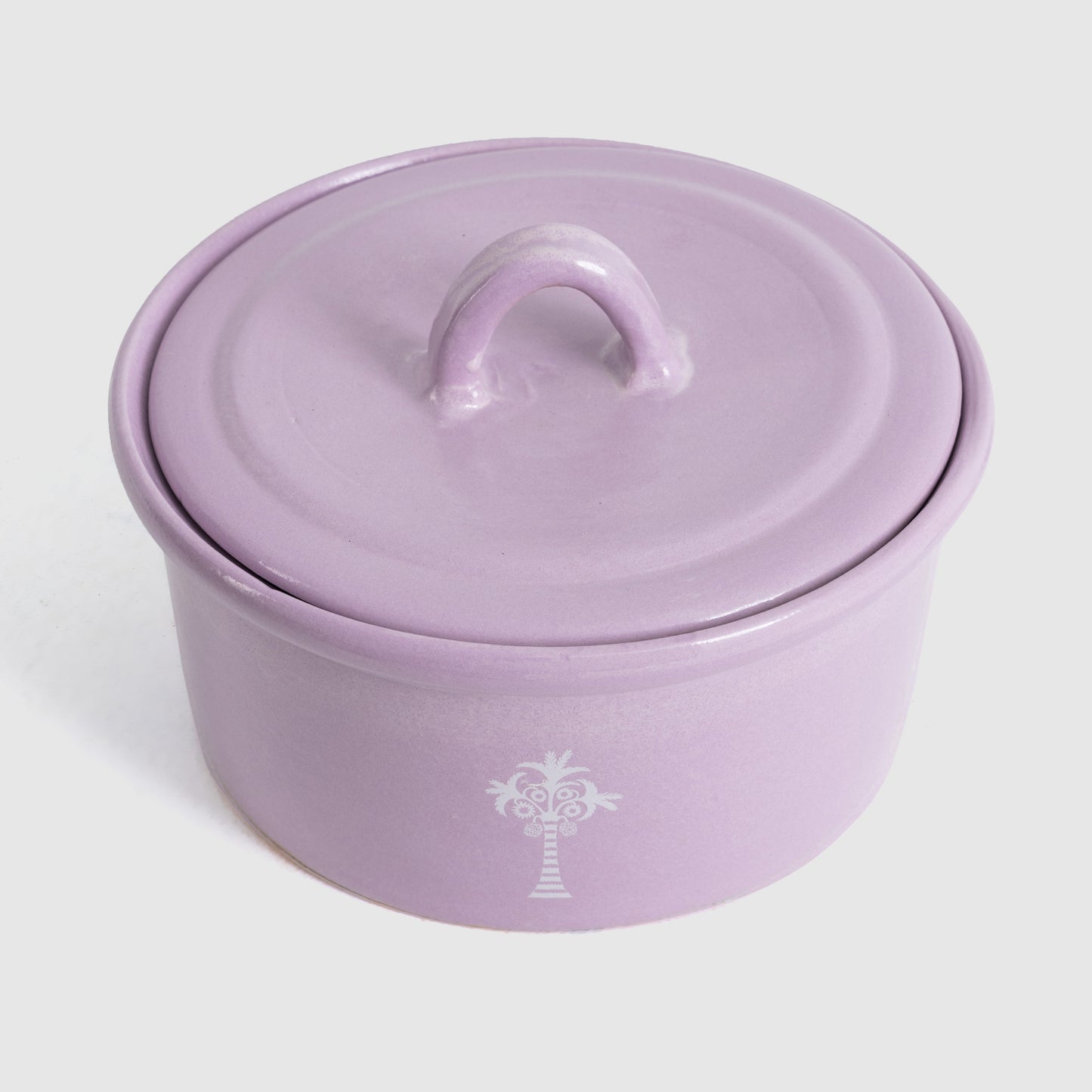 Purple Pottery Pot with cover