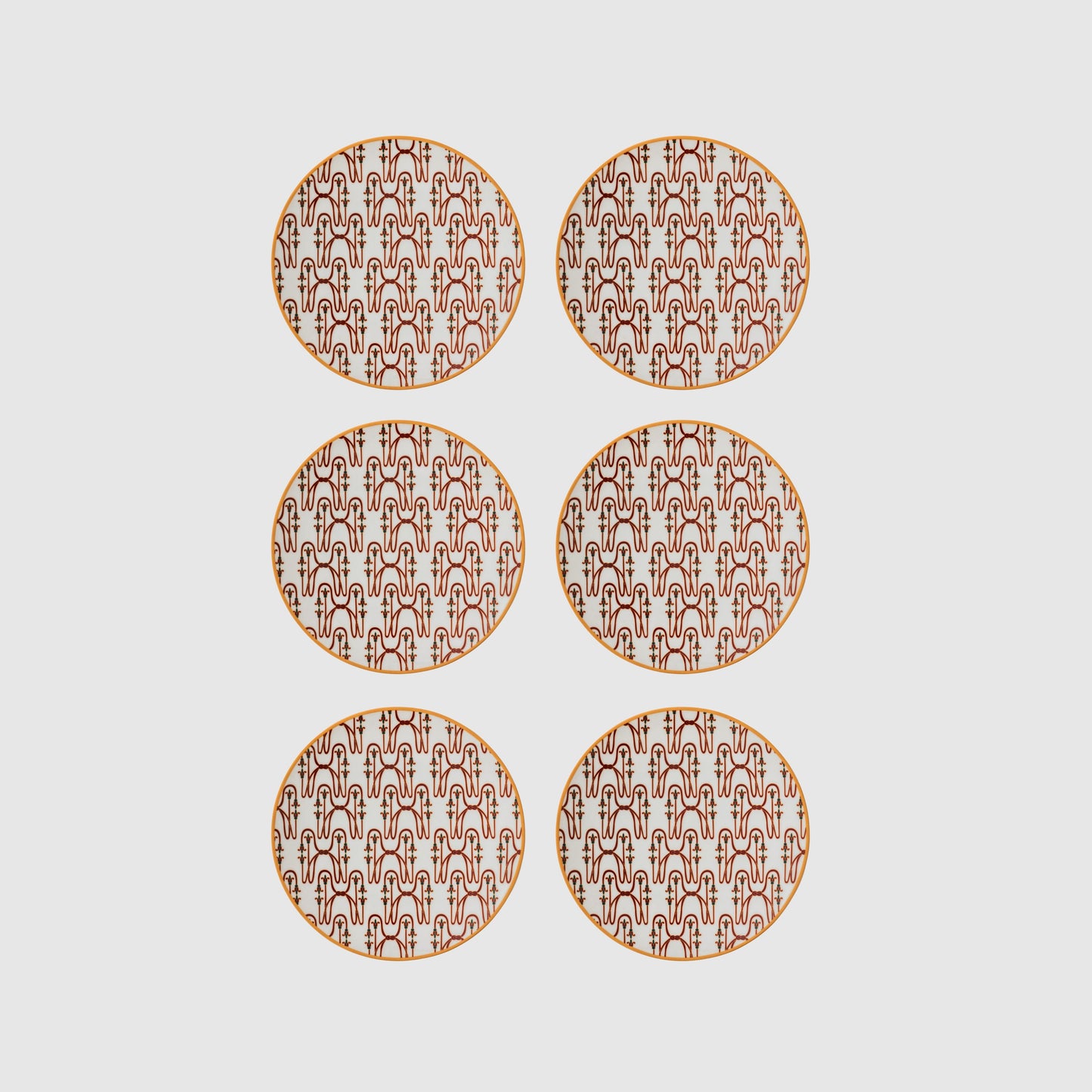 Khaldoun set of 6 Dessert Plates