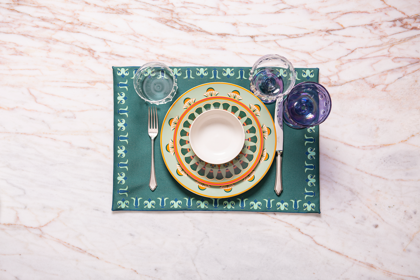 Nakhla Dark Green Placemat