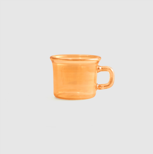 Orange Espresso Glass