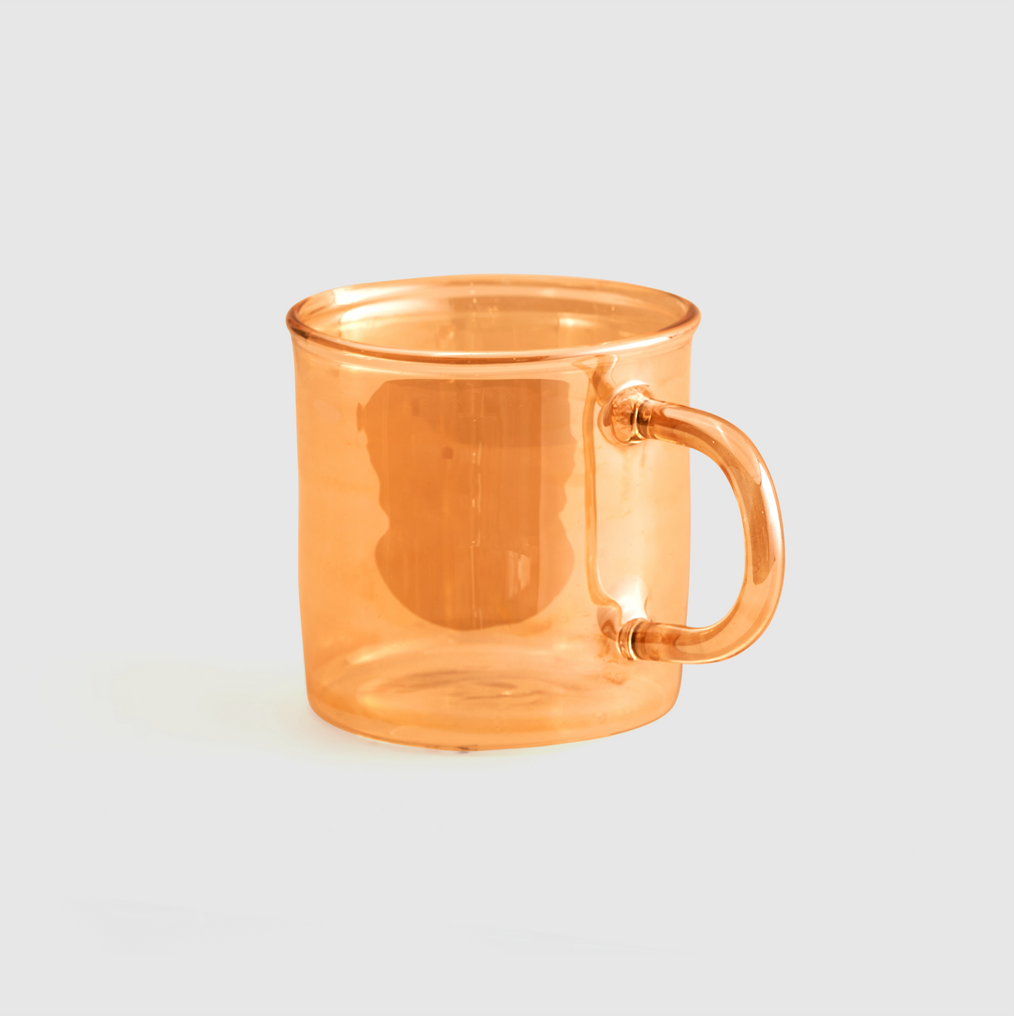 Orange Glass Mug