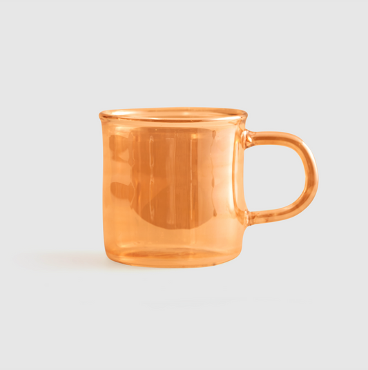 Orange Glass Mug
