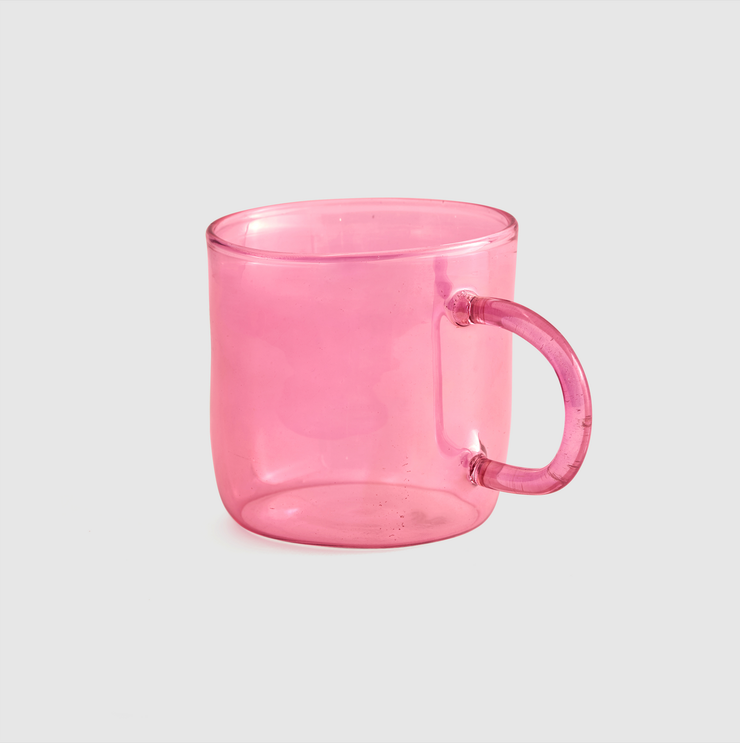 Pink Glass Mug