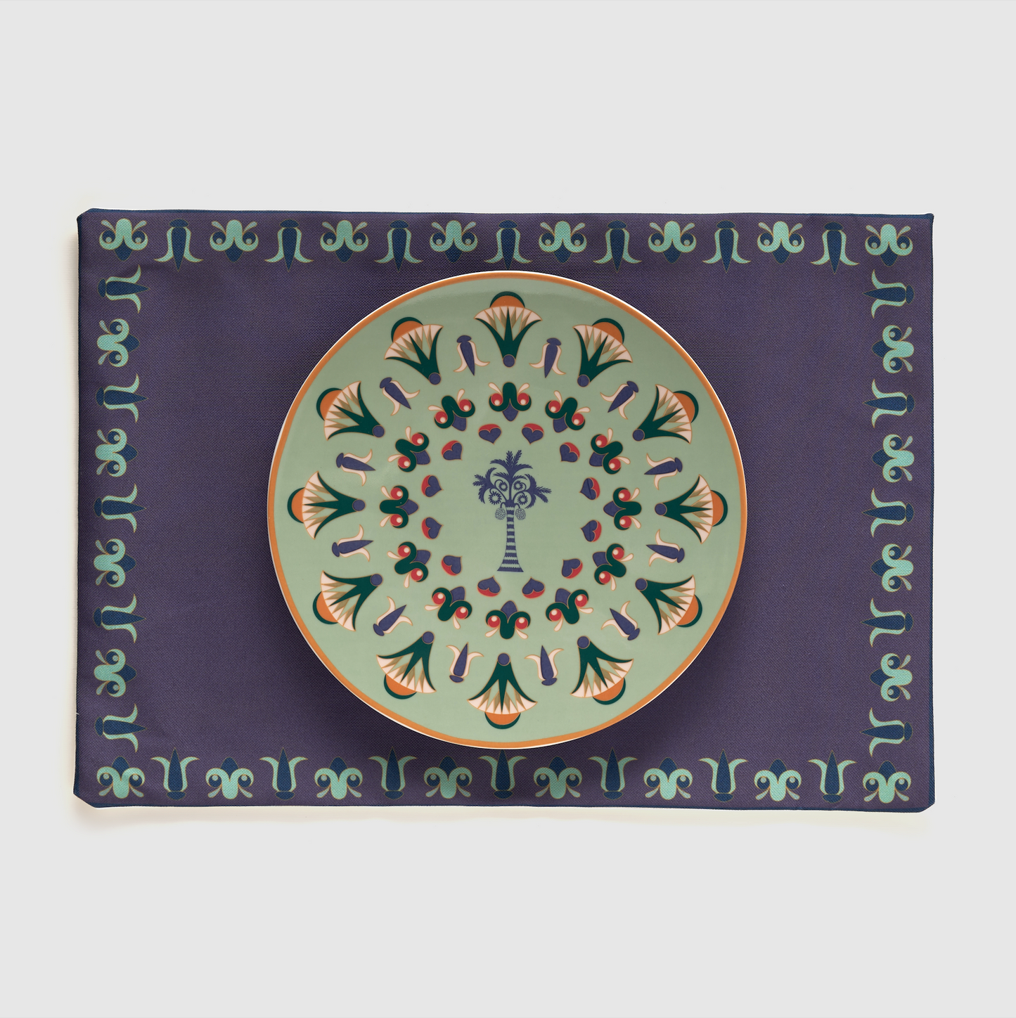 Nakhla Dark Green Placemat