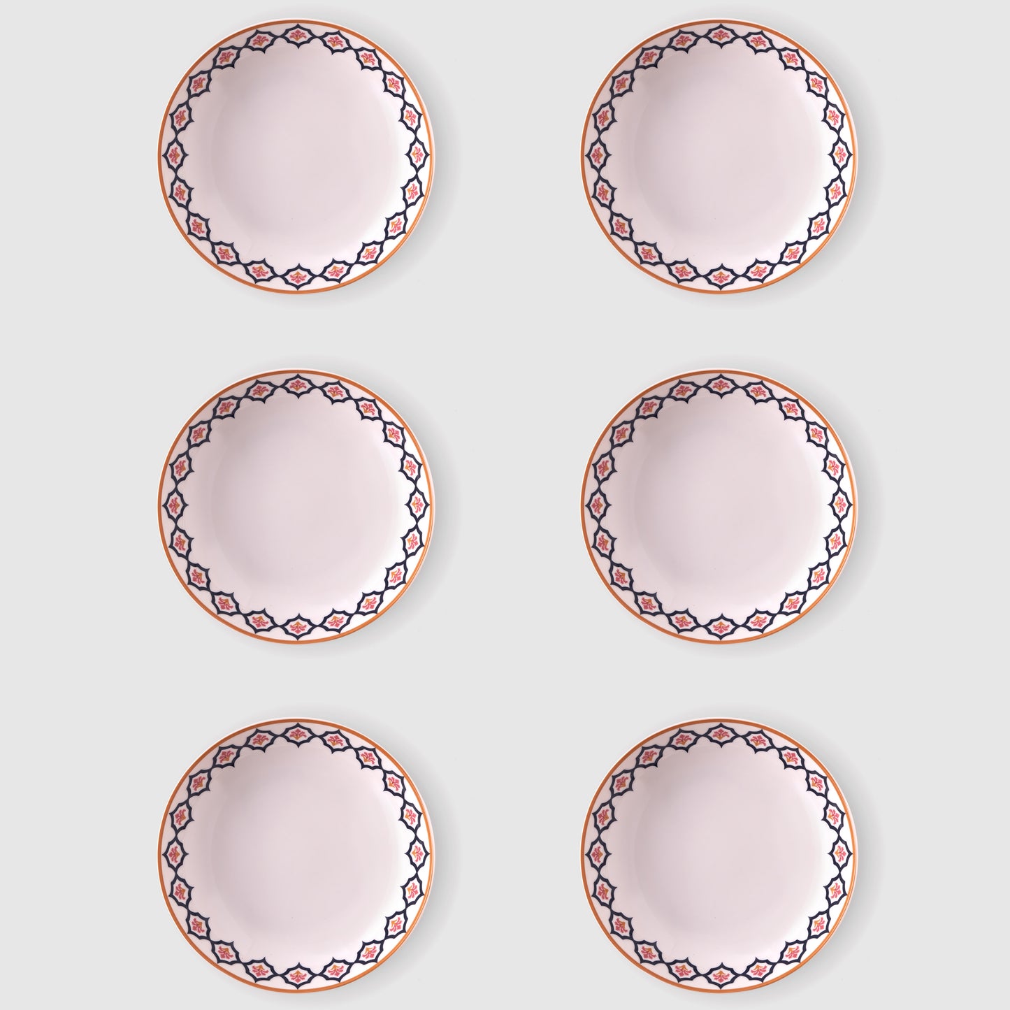 Fustat set of 6 Deep Plates