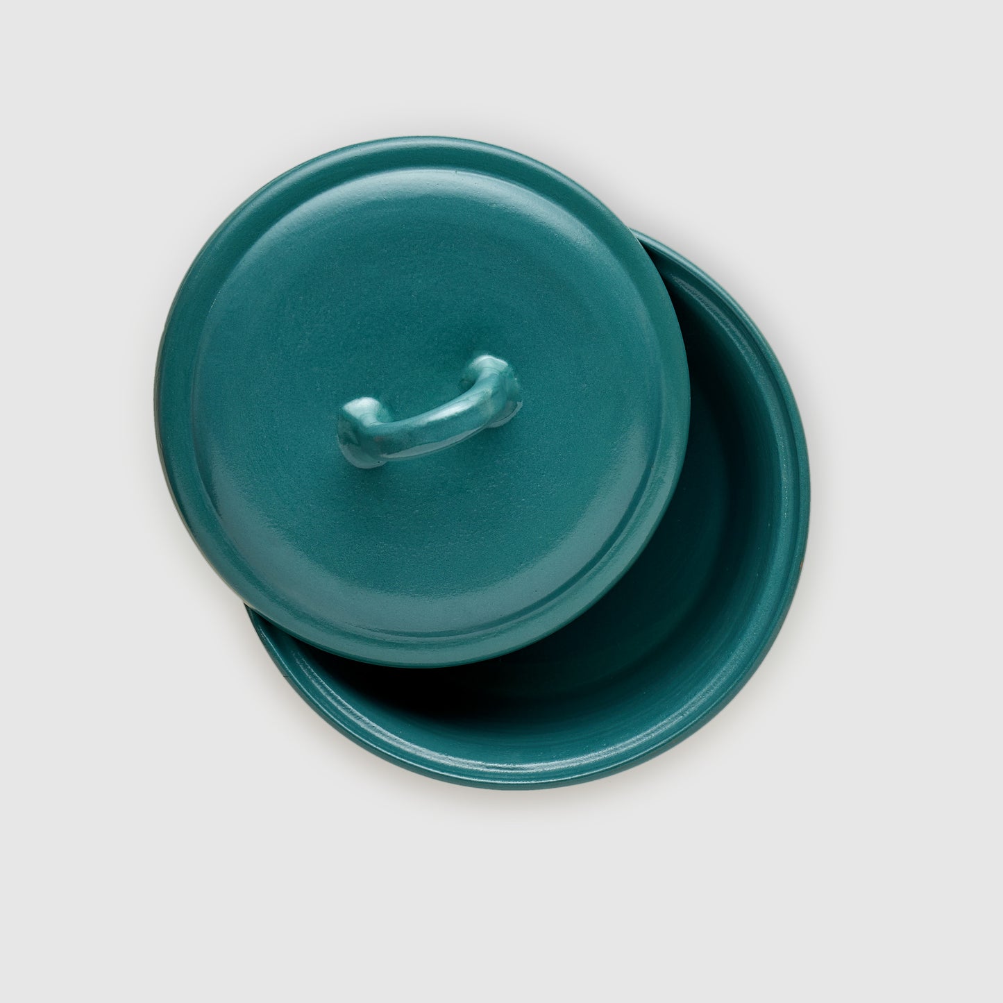 Green Pottery Pot with cover