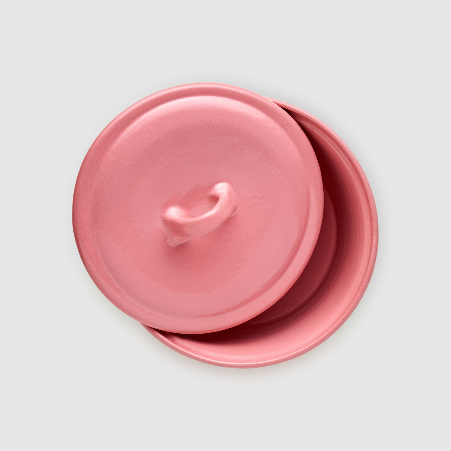 Pink Pottery Pot with cover