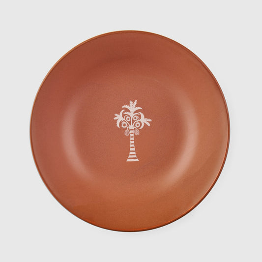 Pink Porcelain Serving Bowl