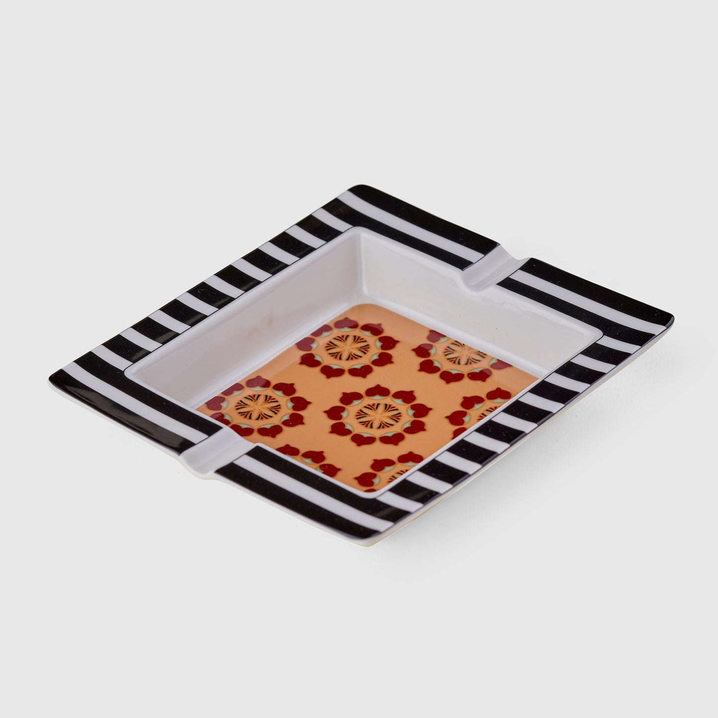 Lotus Black & Beige Ashtray