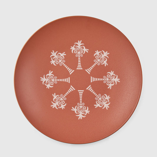 Pink Large Porcelain Serving Plate