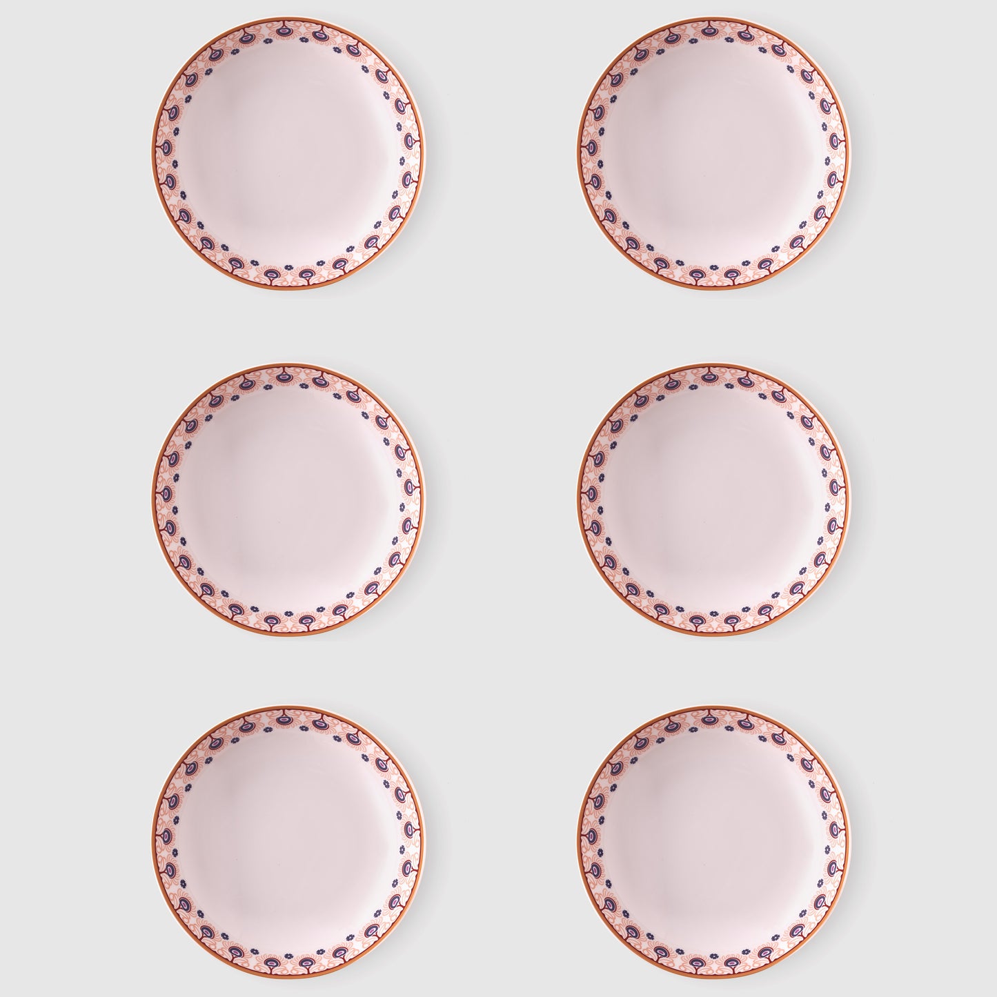 West el Balad set of 6 Deep Plates