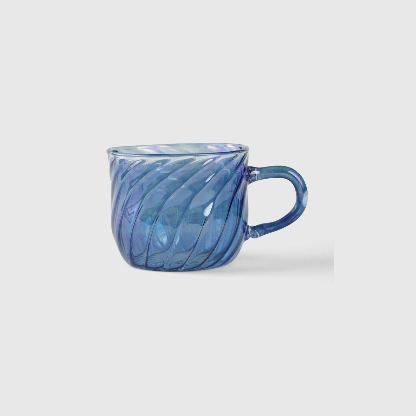 Blue Glass small Coffee / Tea Mug