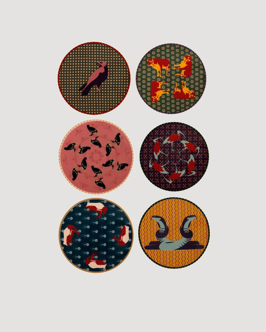 Guardians of the Nile 6 Dessert Plates