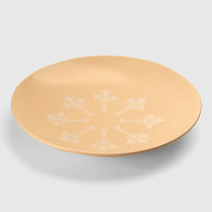 Ivory Large Porcelain Serving Plate