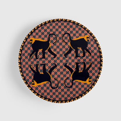 Animals 6 Dinner Plates