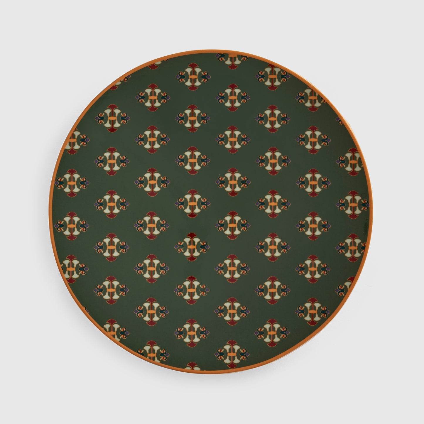 Lotus Dark Green Serving Plate