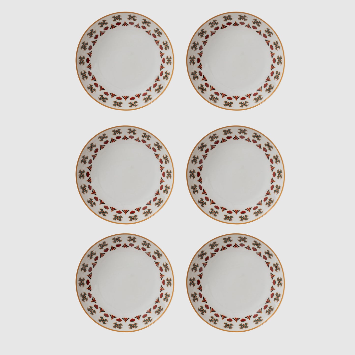 Khaldoun set of 6 Deep Plates