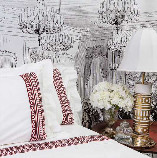 Afandina Red Bed Linen