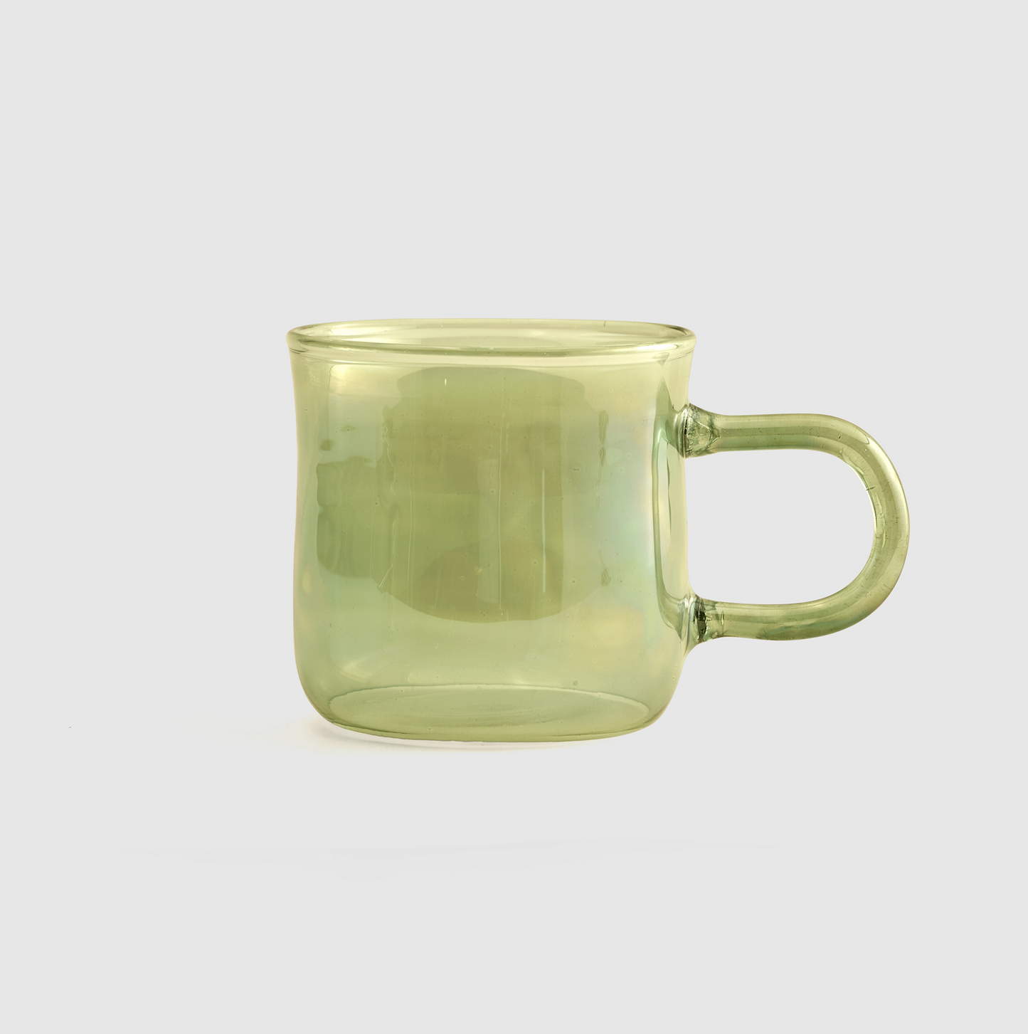 Green Glass Mug