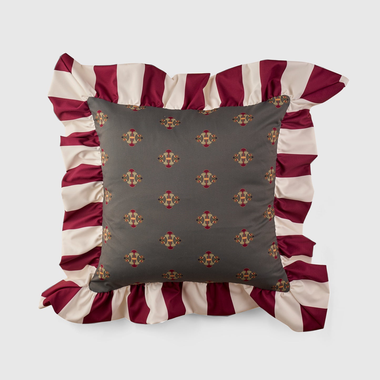 Lotus Dark Green Cushion Cover