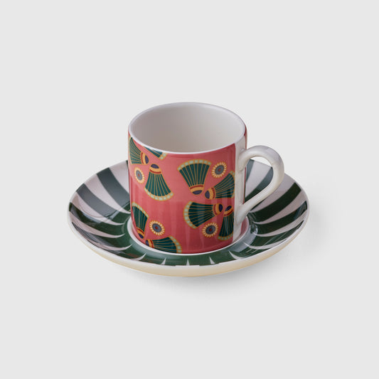 Lotus Pink set of 2 coffee cups