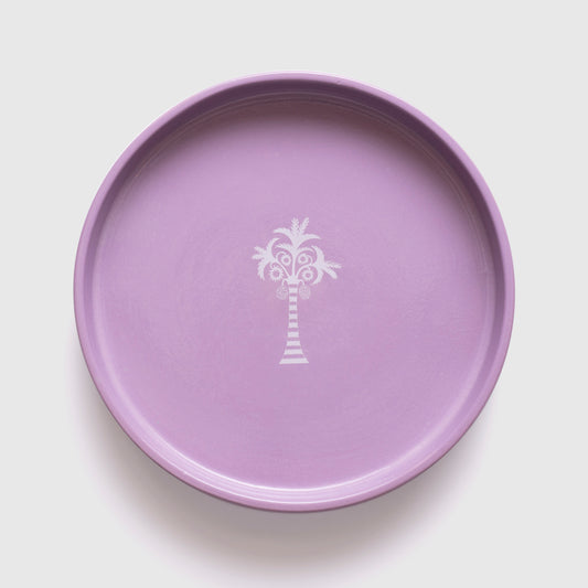 Purple Medium Pottery serving Plate