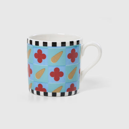 Guardians of the Nile Blue and Pink set of 2 coffee cups