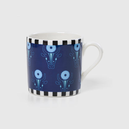 Guardians of the Nile Blue and Red set of 2 coffee cups