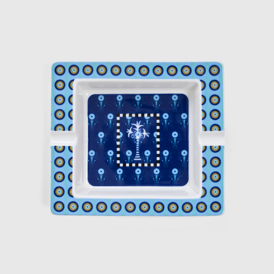 Guardians of the Nile Dark and Light blue Ashtray