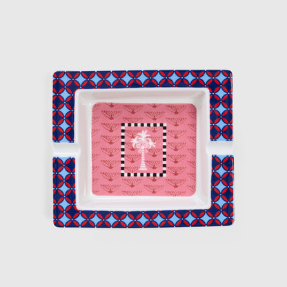 Guardians of the Nile Pink and Blue Ashtray